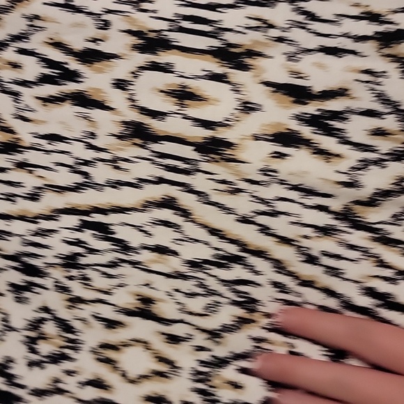 Basic editions animal print dress with a beaded detail on the neckline - Picture 3 of 4